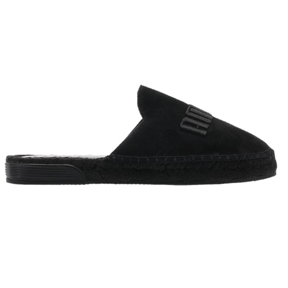 PUMA x Fenty by Rihanna Espadrille Slides Sandals Puma Black 367685-01 Size 7.5 - Picture 4 of 14